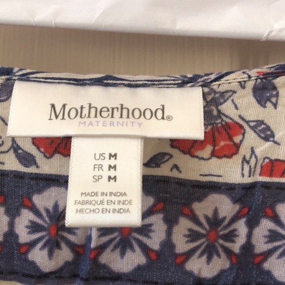 Motherhood maternity peasant shirt - Picture 2 of 4